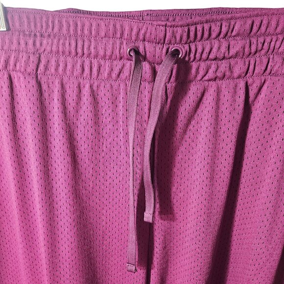 Danskin Now XXL Womens Athletic Pants Purple W/ Pink White Side Stripes 100% Pol - Picture 2 of 6